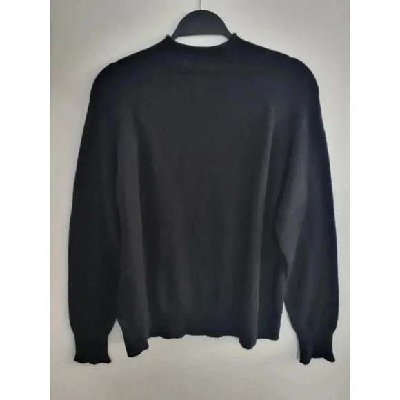 J. Crew Black Alpaca Sweater Large - Picture 4 of 6